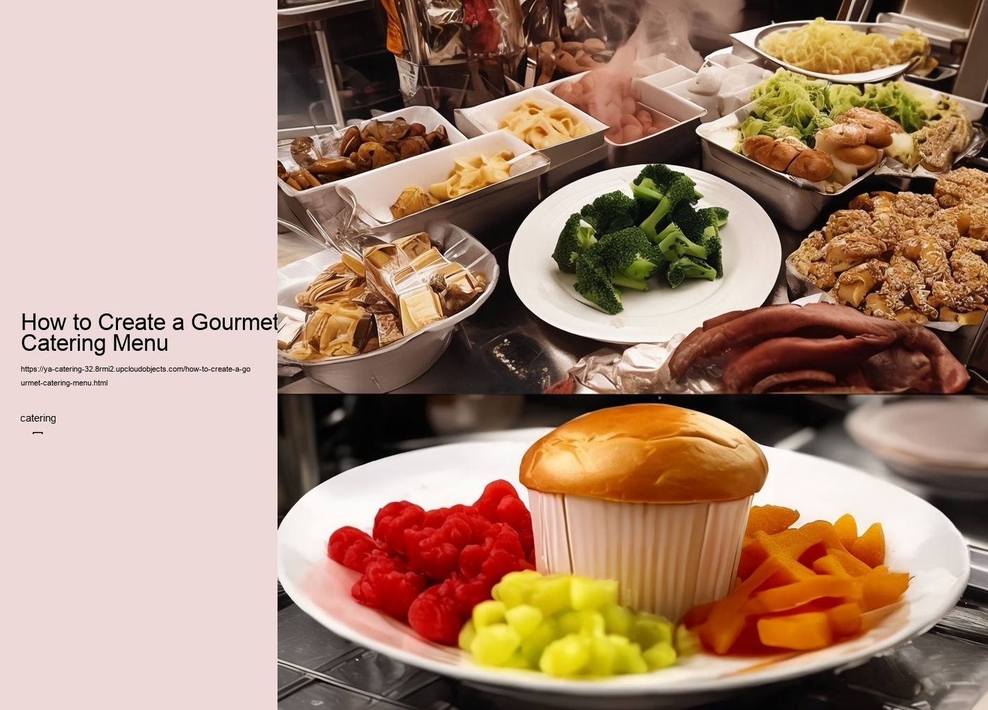 How to Create a Gourmet Catering Menu